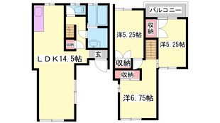 ロレーヌハイツ加古川稲屋の物件間取画像